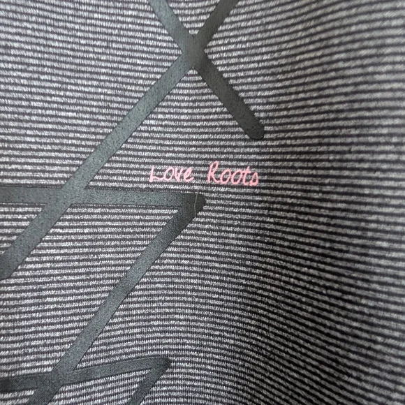 Roots Women's Dark Charcoal Graphic Tank Top - Picture 5 of 5